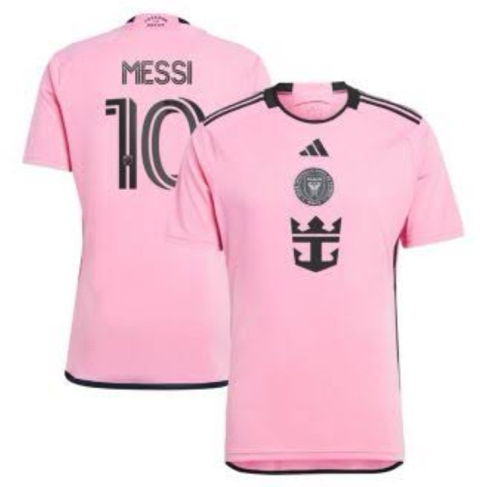 ADIDAS MEN'S INTER MIAMI 2024/25 HOME JERSEY W/ MESSI #10
